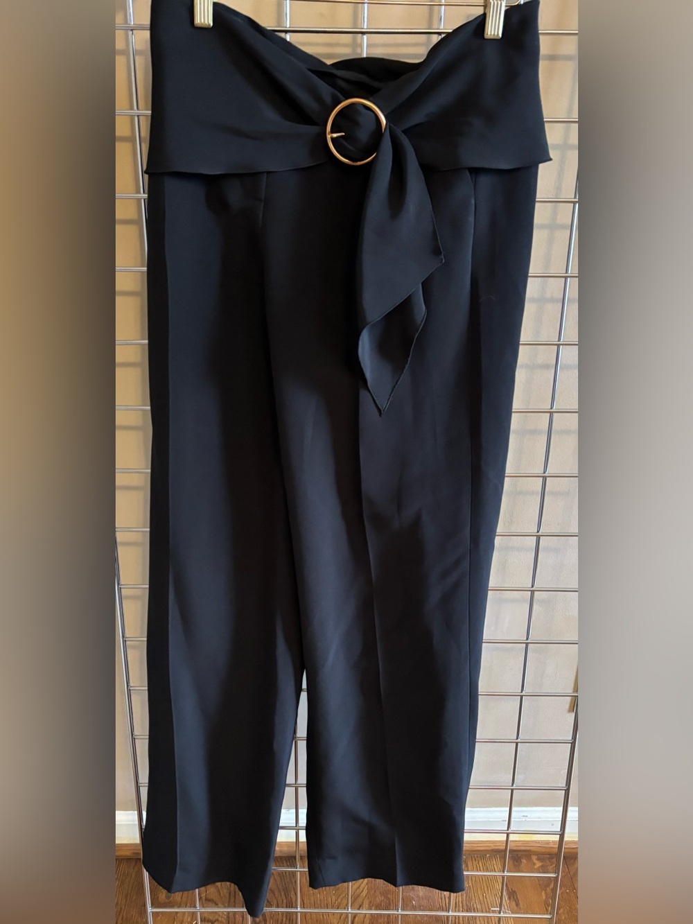 Vintage Prada Black Dress Pants Trousers Italy Sz 44 (US 8-10)